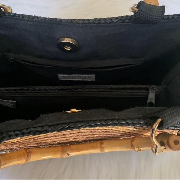 Sonoma Rattan Bamboo Handle Purse - Picture 14 of 16